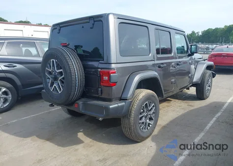 2025 Jeep Wrangler 4-Door Sahara 4X4 from USA, damaged, VIN 1C4PJXEN5SW525130